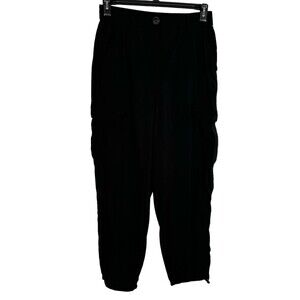 Joie Black Loose Cargo Pants Women’s Medium